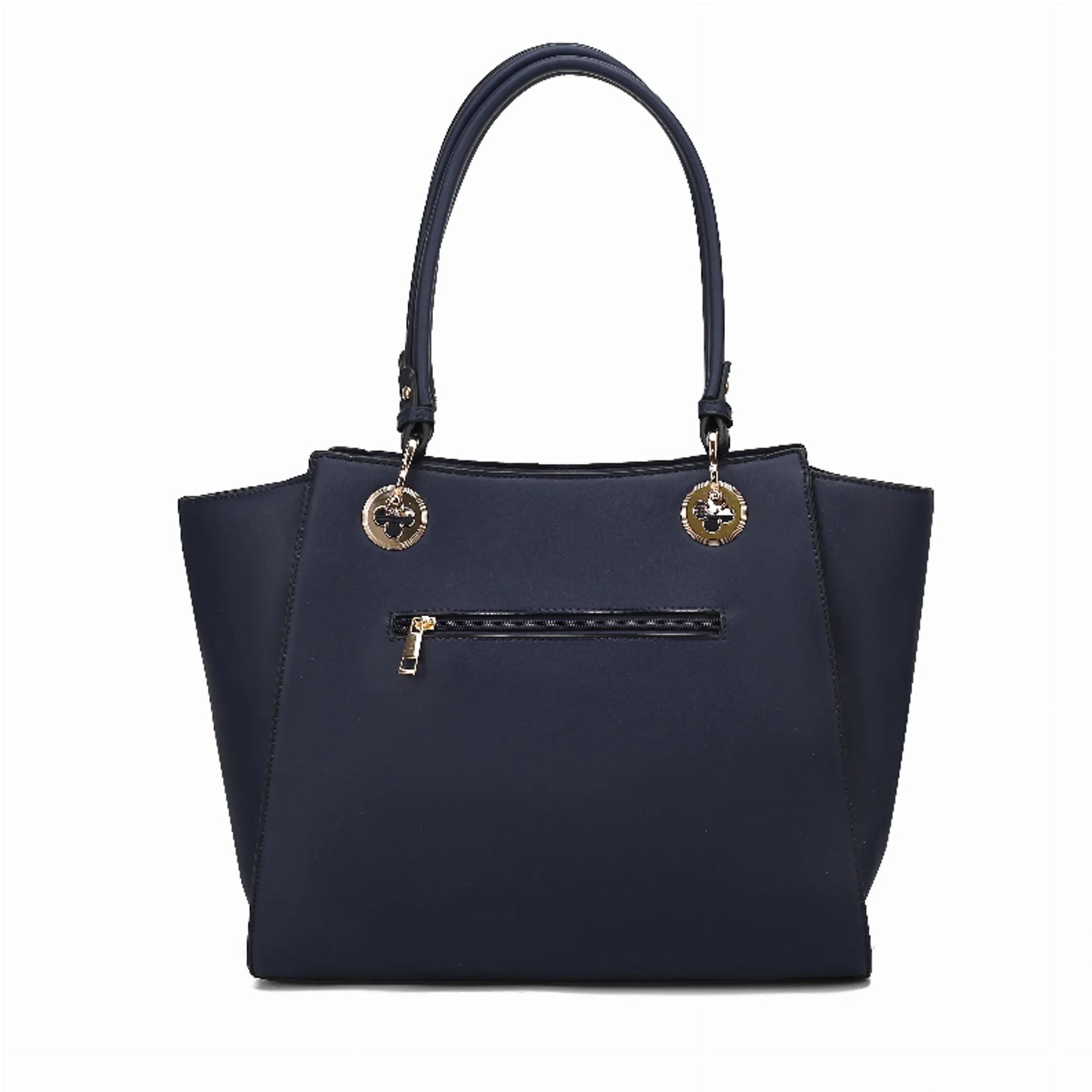 Ivy Vegan Leather Women's Tote Bag by Mia K with wallet -2 Piece Set