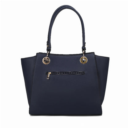 Ivy Vegan Leather Women's Tote Bag by Mia K with wallet -2 Piece Set