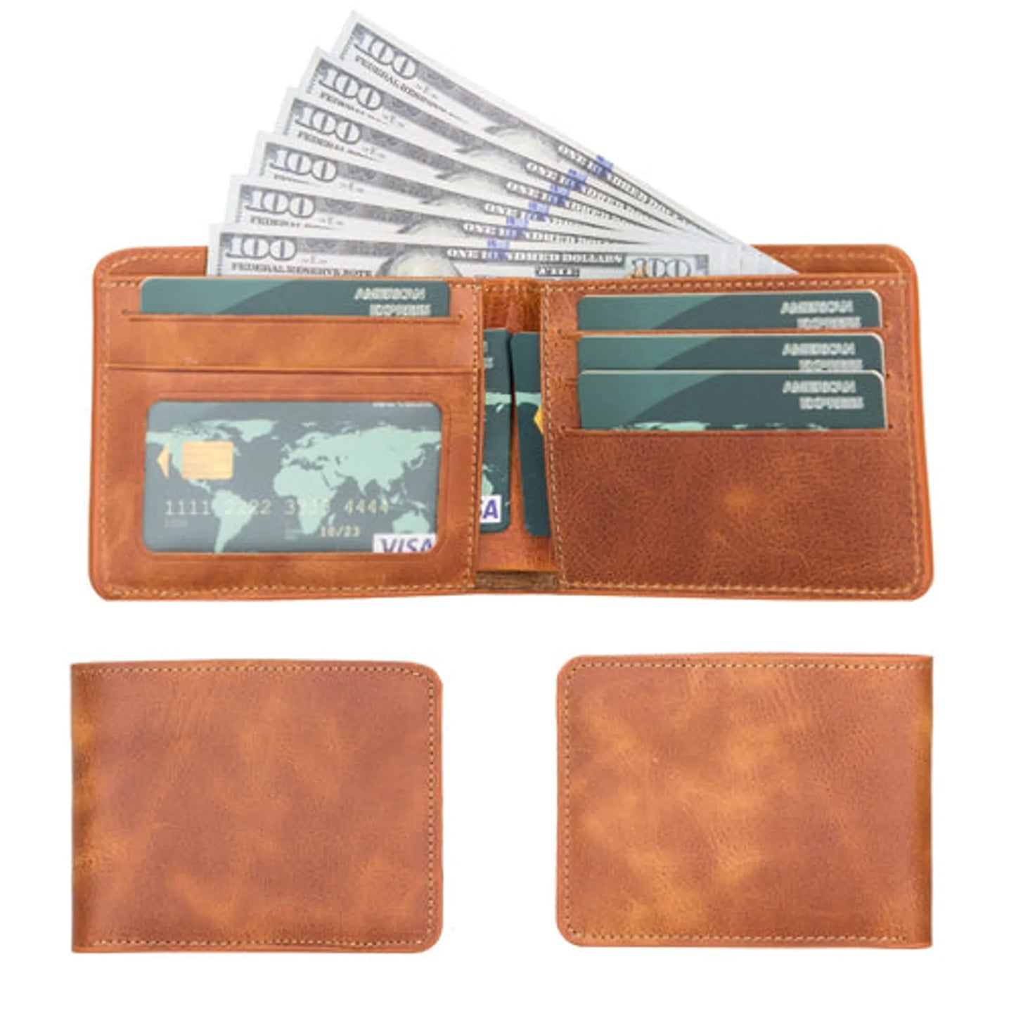 Arvada Handmade Bifold Leather Men Wallet