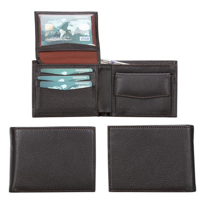 Aspen Premium Full-Grain Leather Wallet for Men