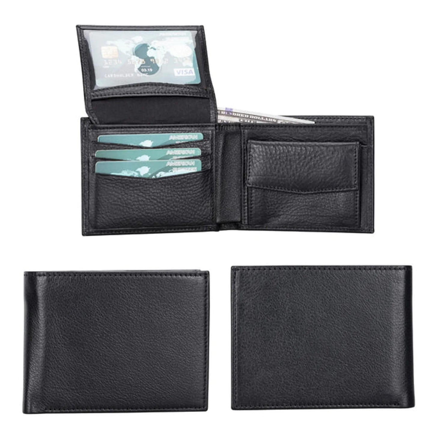 Aspen Premium Full-Grain Leather Wallet for Men