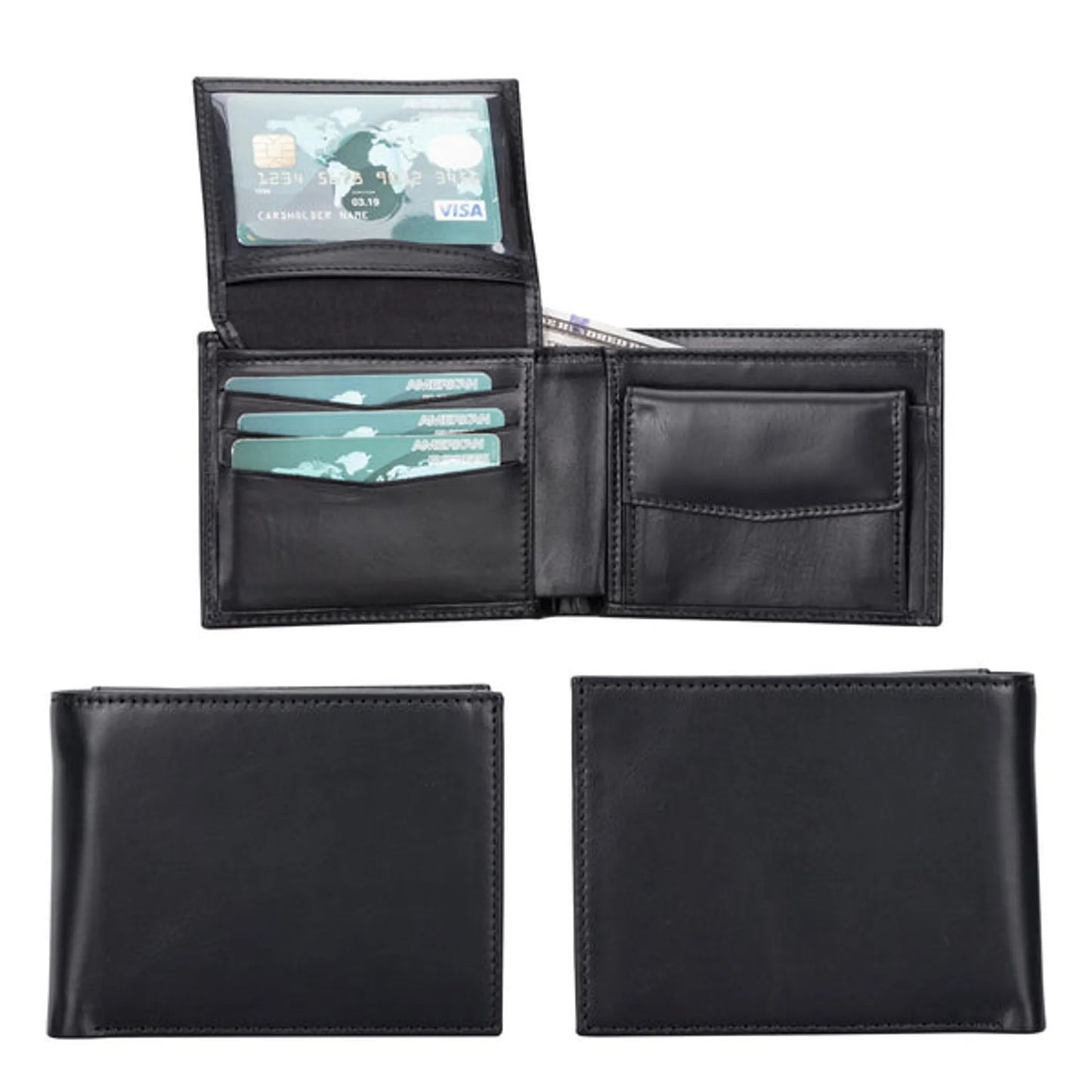 Aspen Premium Full-Grain Leather Wallet for Men